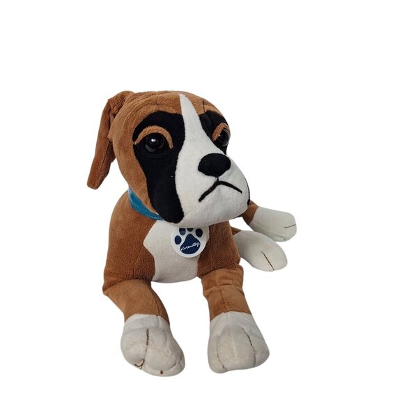 Nintendogs Boxer Plush Brown White Stuffed Toy 15 Inch - Picture 2 of 7